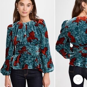 NWT Rhode Aileen‎ Top in Shetland Pony Blue Ice Size 2